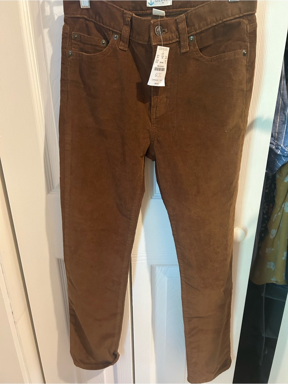 J Crew Brown Corduroy Pants  kids size 10 NWT